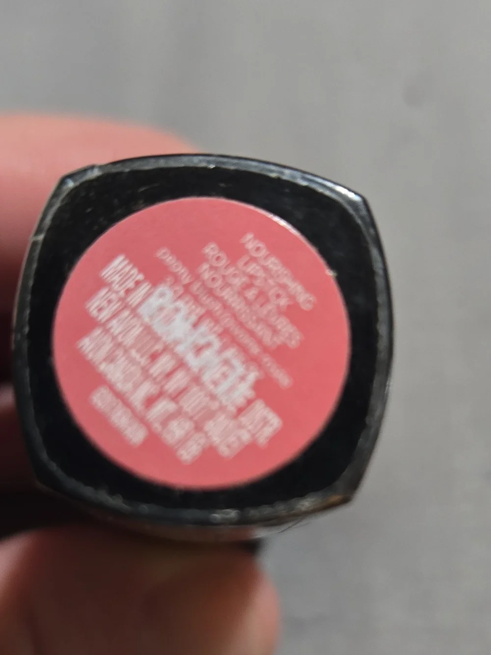Avon Lipstick Tube - Black and White Labeling